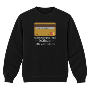 Power Card Sweater by Untapped Apparel, front view