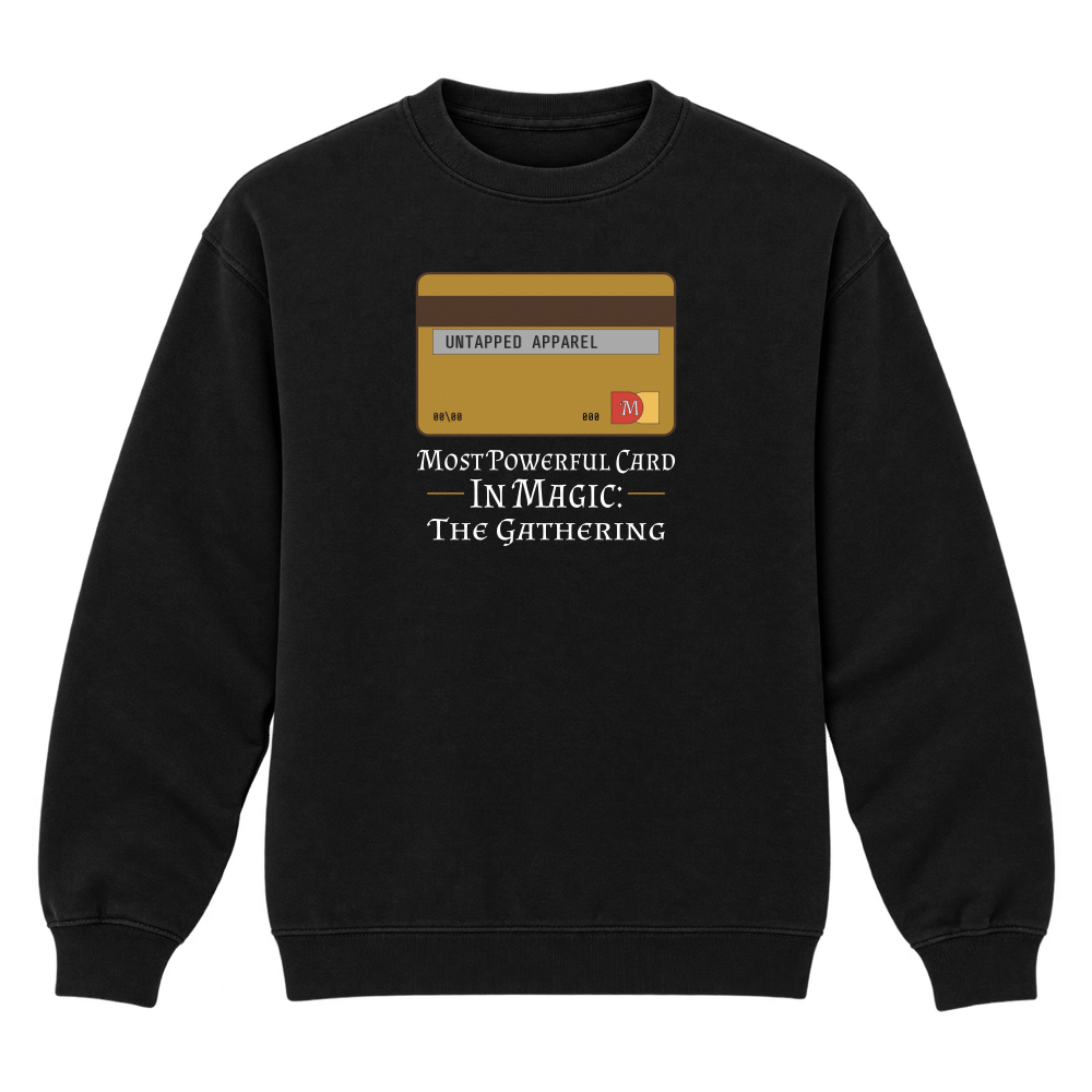 Power Card Sweater by Untapped Apparel, front view