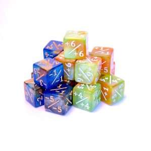 Ember & Moss 18-pack counter dice for MTG and TCGs