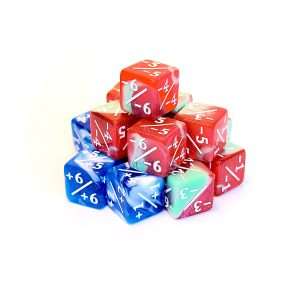 Frost & Fire 18-pack counter dice for MTG and TCGs