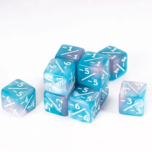 Chaos & Control counter dice, -1/-1 dice